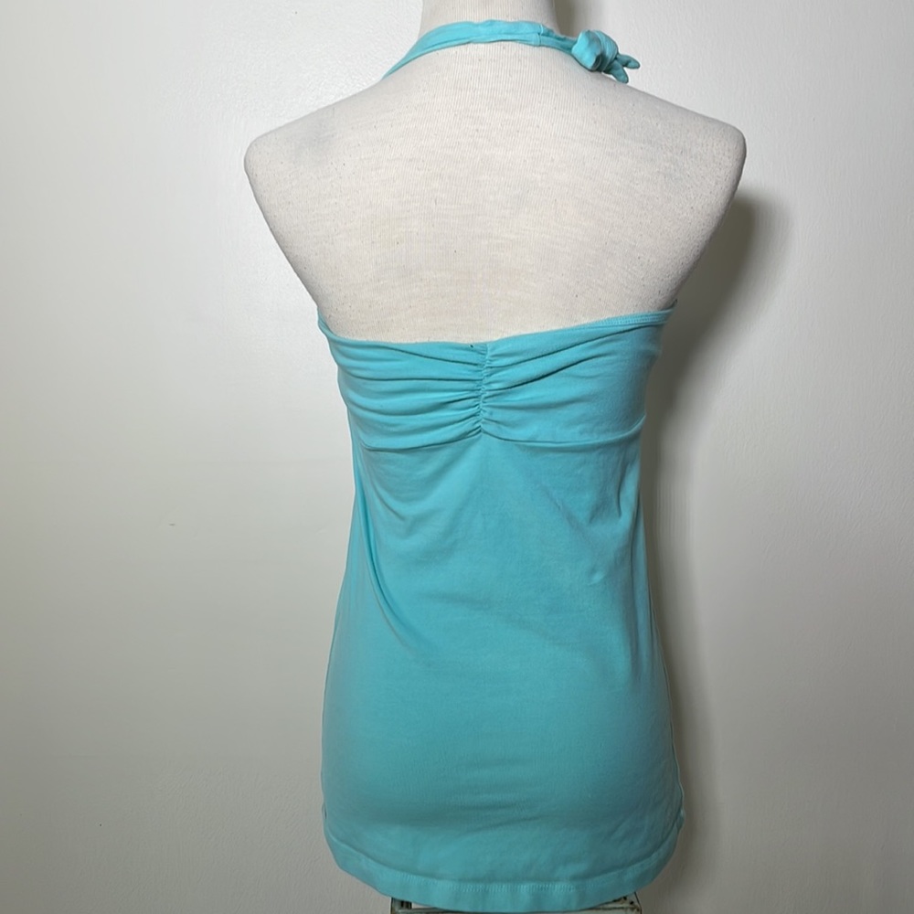 Backless Halter Yoga Tank Worn Once